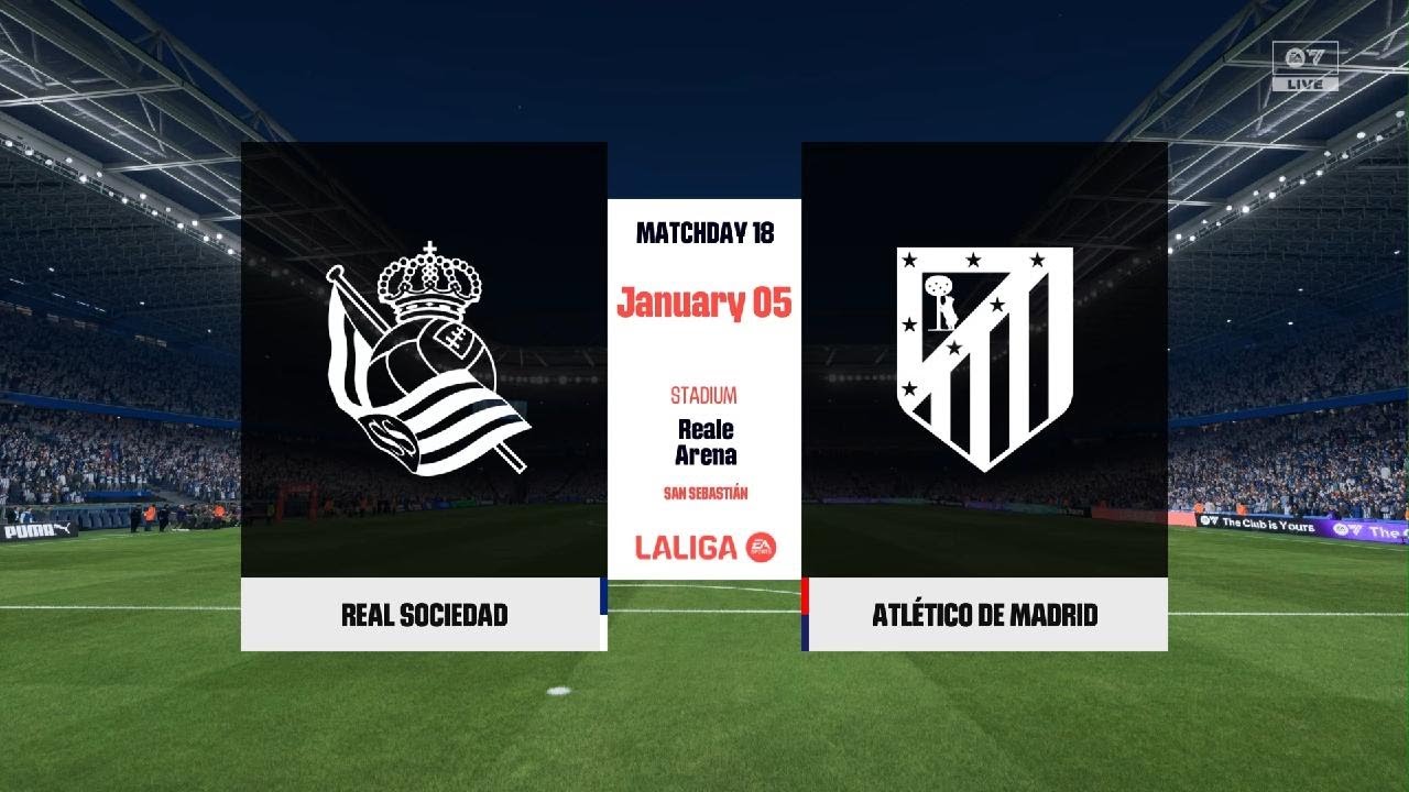 EA SPORTS FC 26 - Real Sociedad vs. Atlético Madrid - PS5 gameplay