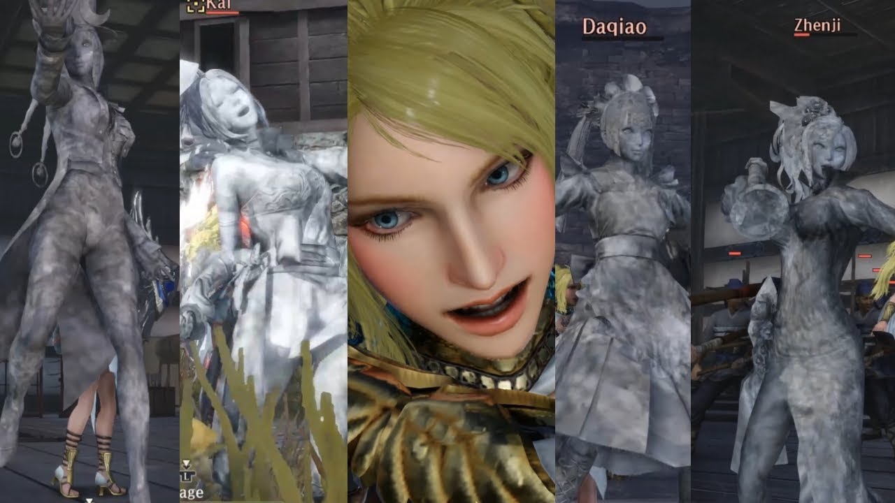 Warriors Orochi 4 ASFR - Stone Petrification Ryona 石化