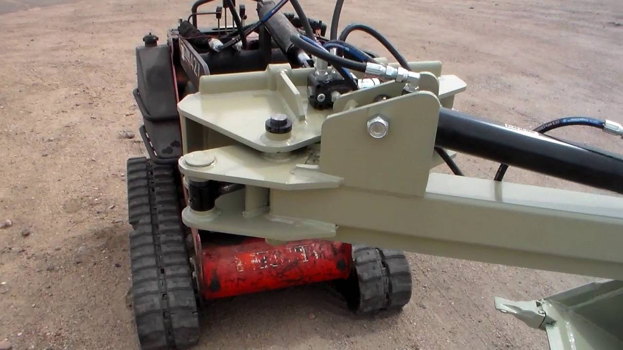 new swinging backhoe for mini skid steer