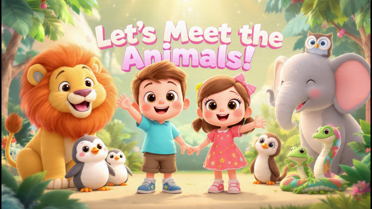 Animals rhymes for kids || Kids rhymes || Giggle garden