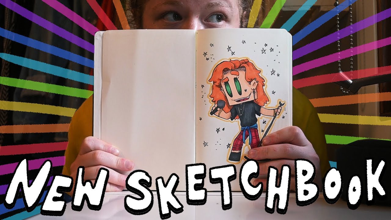 First Page of the New Sketchbook // Speedart & Goals for this Sketchbook