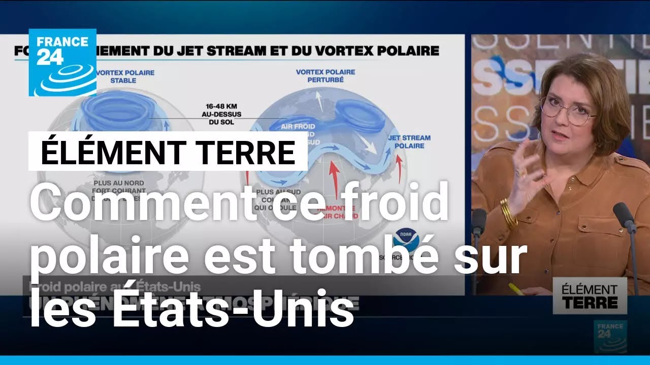 Froid polaire aux Etats-Unis: un phénomène atmosphérique • FRANCE 24