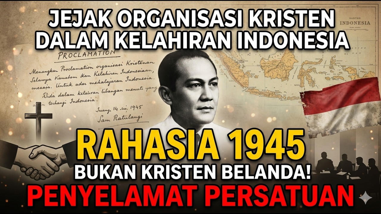 TERUNGKAP !!! Jejak Organisasi Kristen dalam Kelahiran Indonesia