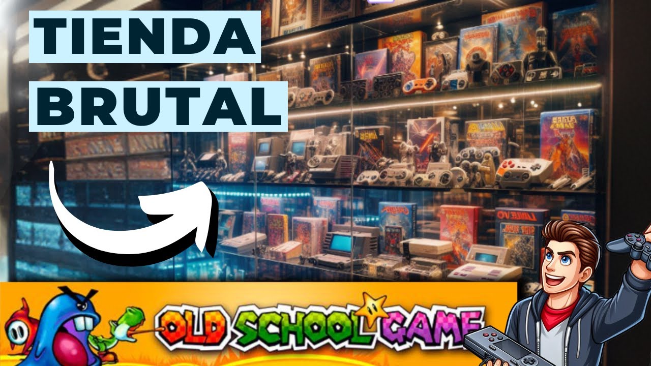 La TIENDA de VIDEOJUEGOS con los ARTICULOS más RAROS y CAROS !!!  - Old School Game Toulouse