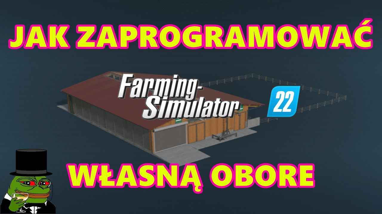 Jak zaprogramować własną oborę  w fs22 cz.2   ❗️❗️ 🅿🅾🆁🅰🅳🅽🅸🅺 ❗️❗️