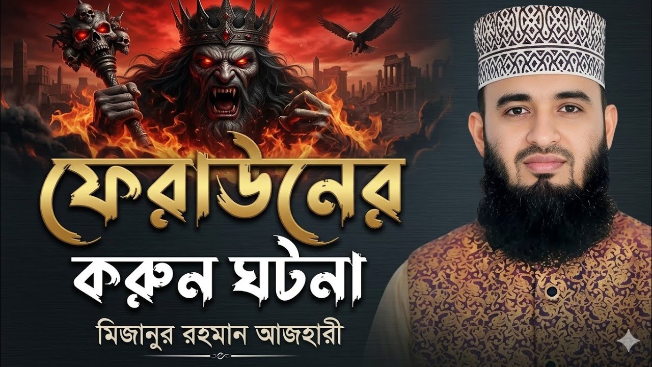 🪴 ফেরাউনের অহংকারের শেষ পরিণতি একটি শিক্ষনীয় ঘটনা, মিজানুর রহমান আজহারী, Mizanur Rahman Azhari