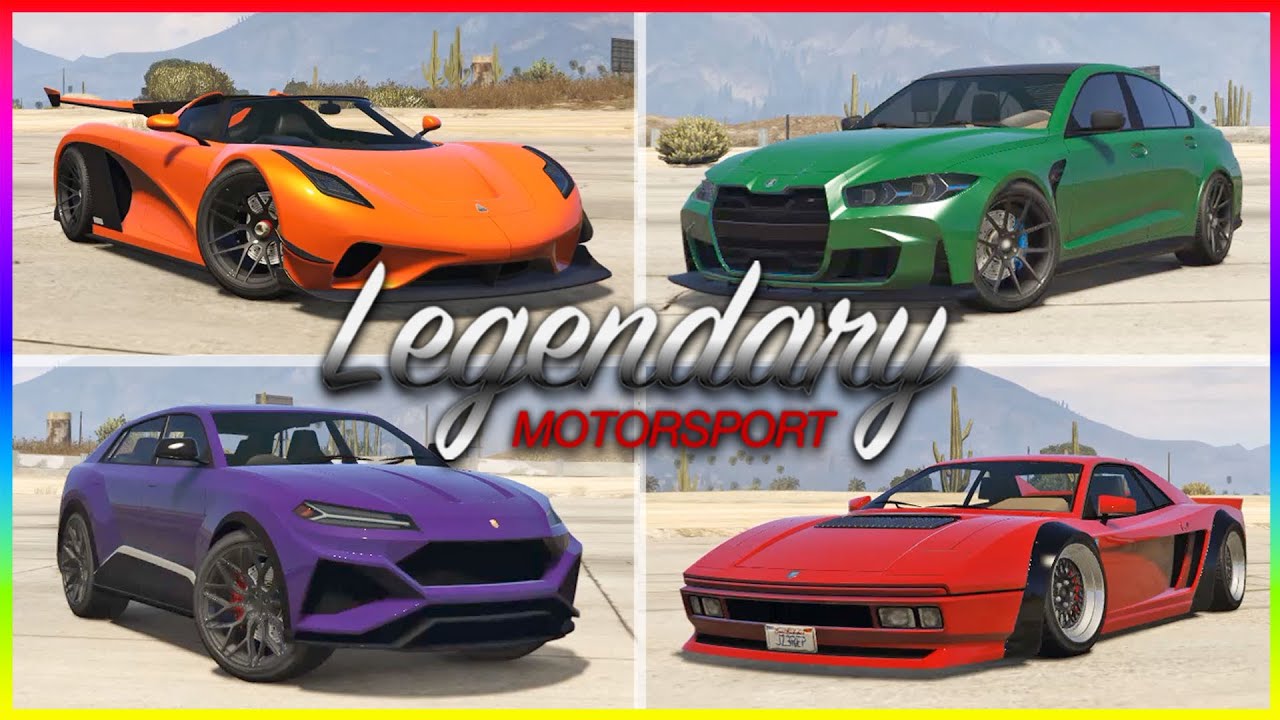 MEJORES COCHES de LEGENDARY MOTORSPORT en GTA 5 ONLINE