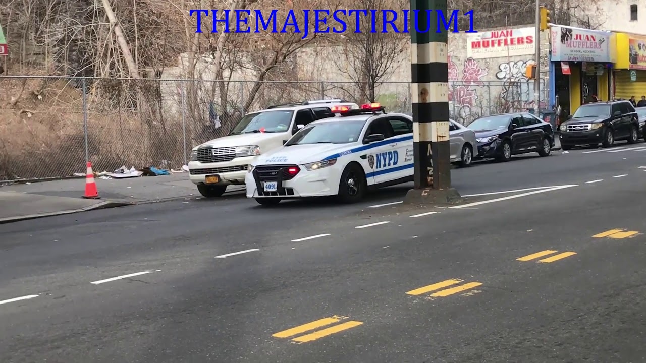 COMPILATION OF NYPD POLICE UNITS RESPONDING IN VARIOUS NEIGHBORHOODS OF NEW YORK CITY.  36