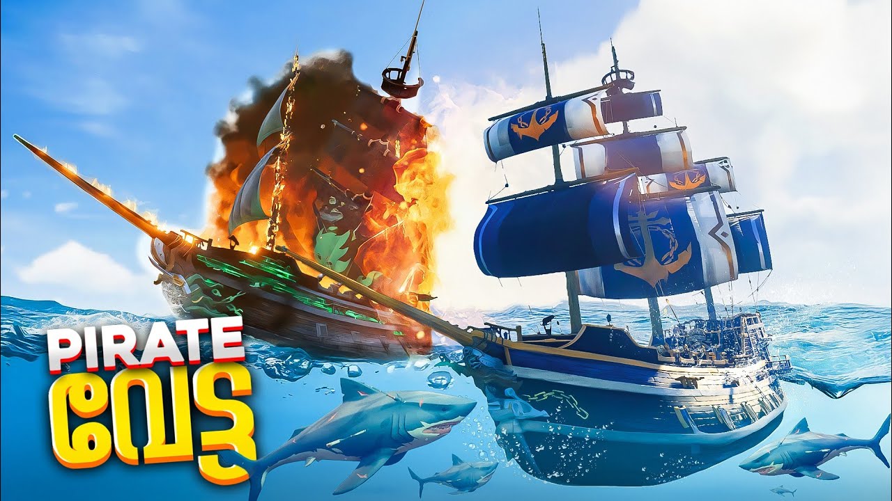 Fighting Pirate Ships Are Not Easy😬..!!Sea Of Thieves (Multiplayer)