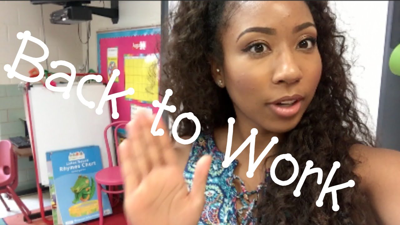 ♡ First Day Back at Work | Teacher Life ♡
