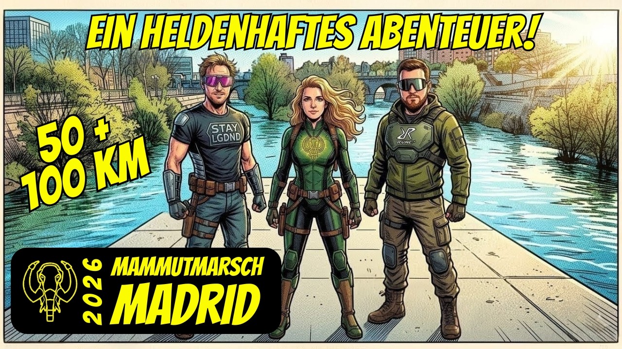 MammutMarsch Madrid 2026 50 + 100 km | Ein heldenhaftes Abenteuer!