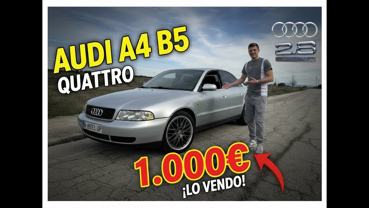200CV 4x4 y por 1.000€... Este Audi A4 B5 es UNA LOCURA! (Y lo vendo...)