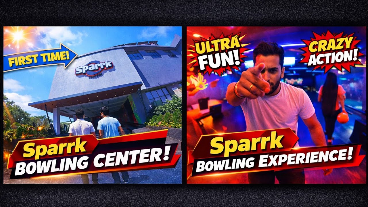 Sparrk Bowling Vlog 🎳 | Friends ke Saath Bowling Fun | Epic Bowling Challenge