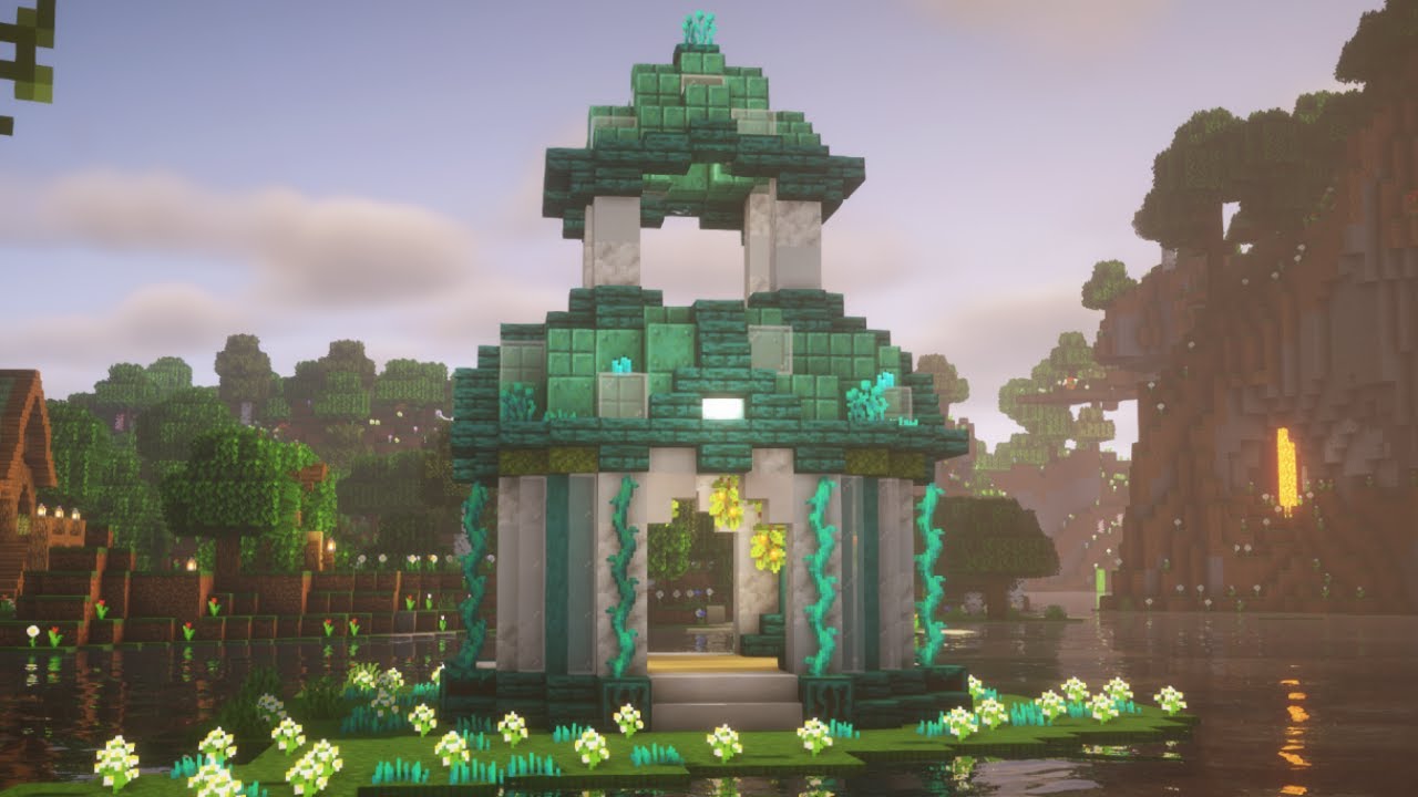 【マインクラフト】ガゼボの作り方【Minecraft】How to Build a Gazebo【マイクラ建築】