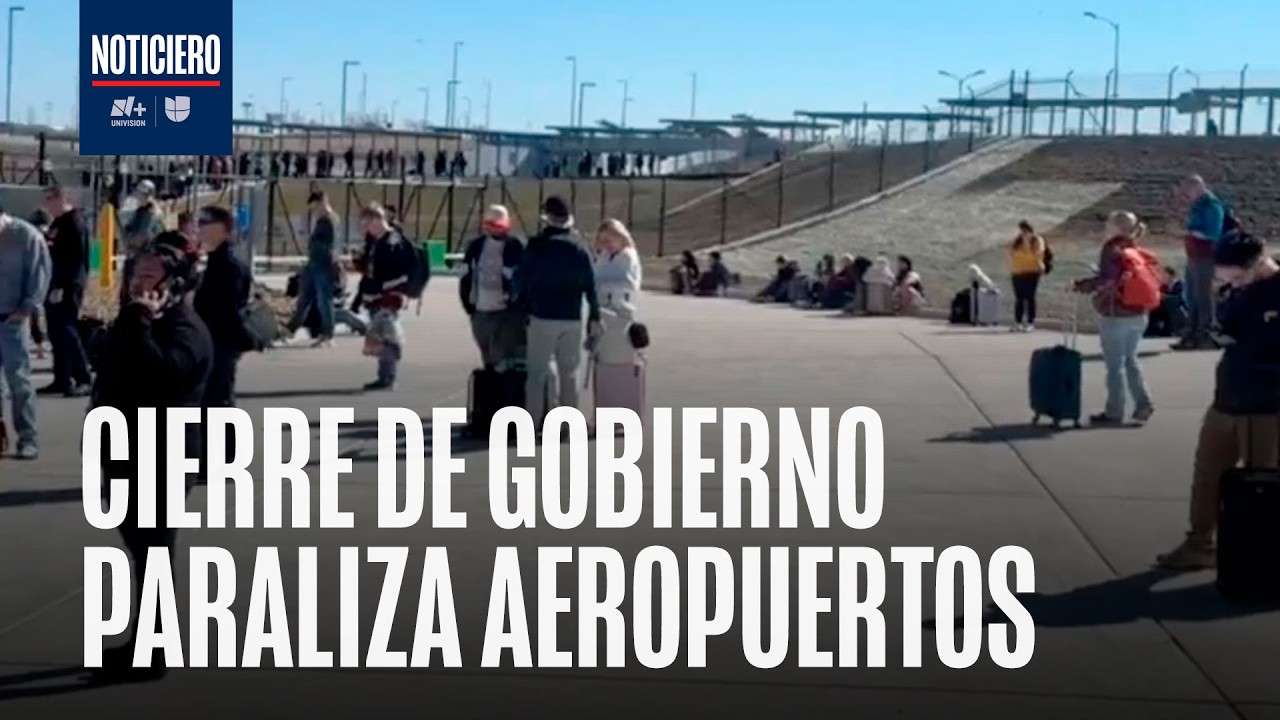 Caos en aeropuertos: problemas por cierre de gobierno y Kansas City reabre tras desalojar aviones