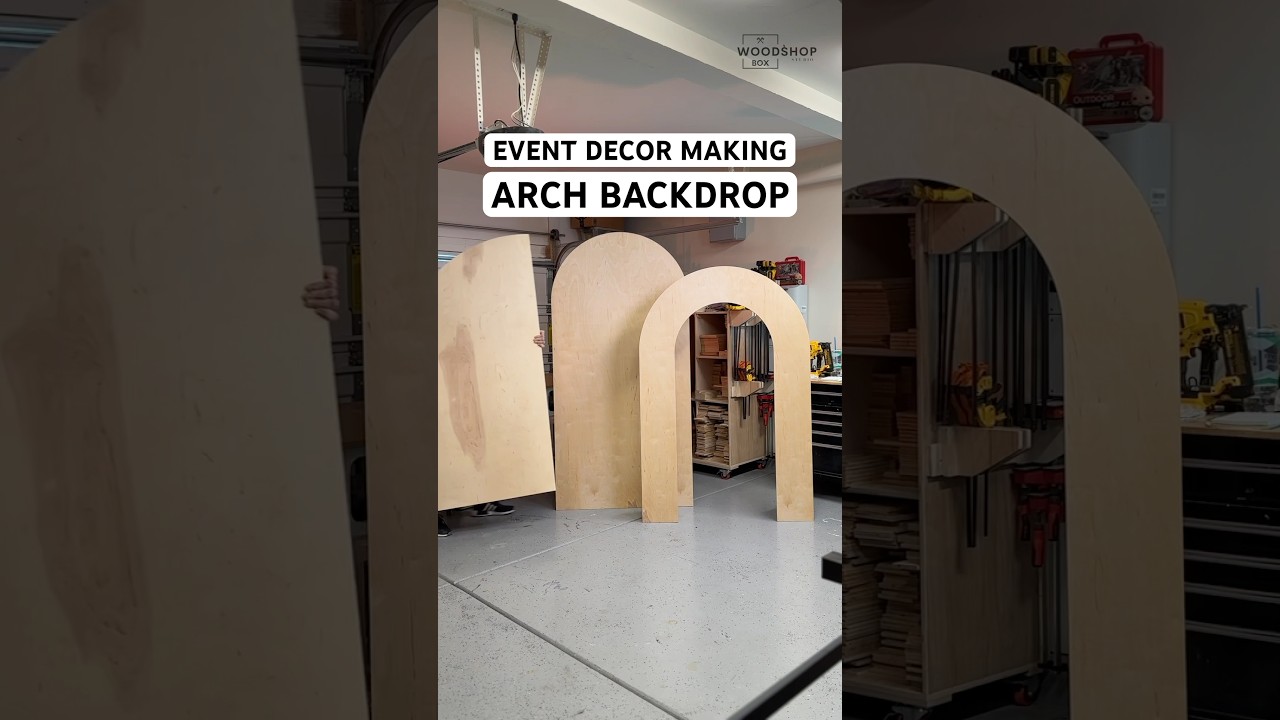 Arch backdrop for event decoration #arch #backdrop #diy #woodworking #eventdecor