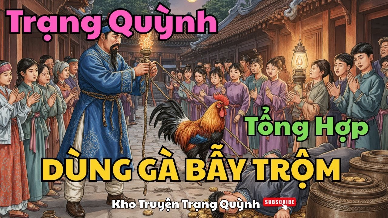 Trạng Quỳnh Bắt Trộm Bằng Gà - Cười Lăn Với Mưu Trí Siêu Hay.