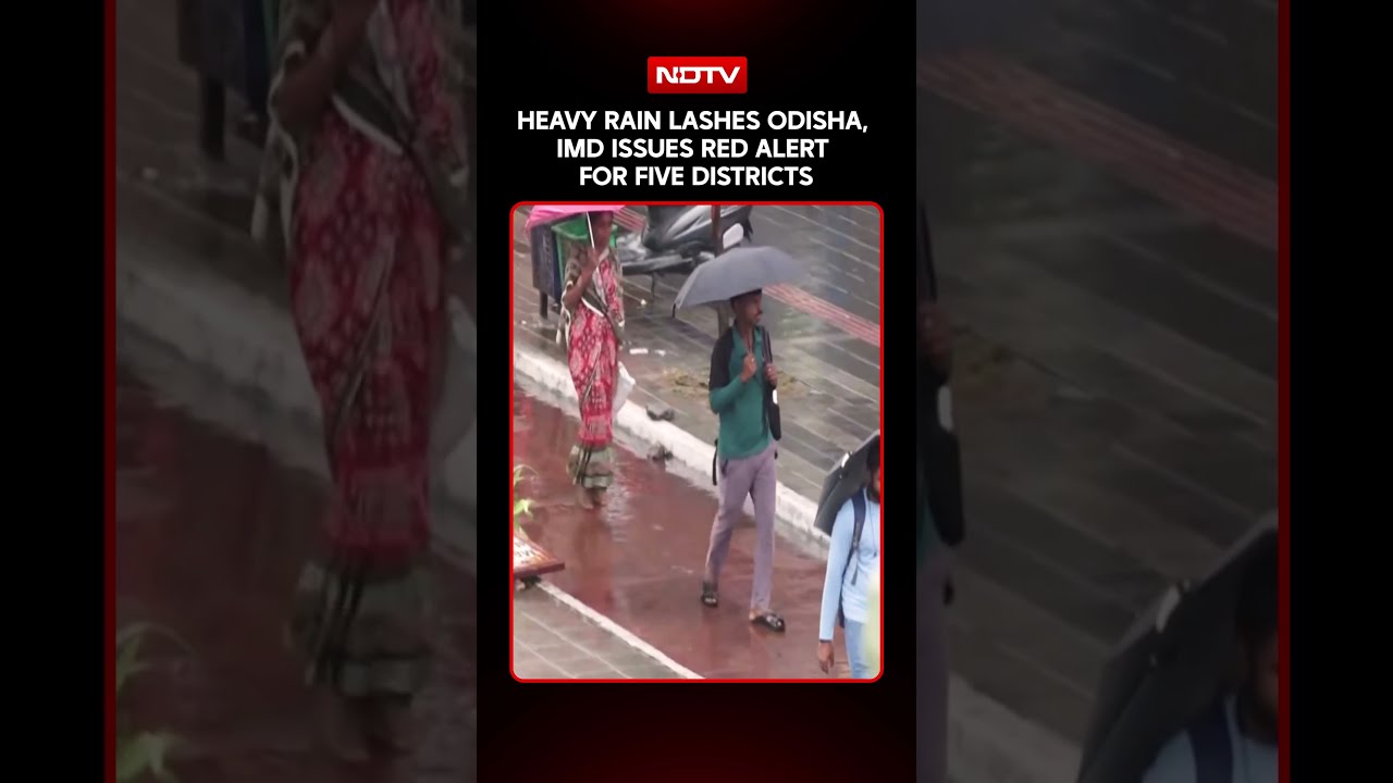 Heavy Rains Lash Odisha, IMD Issues Red Alert For 5 Districts