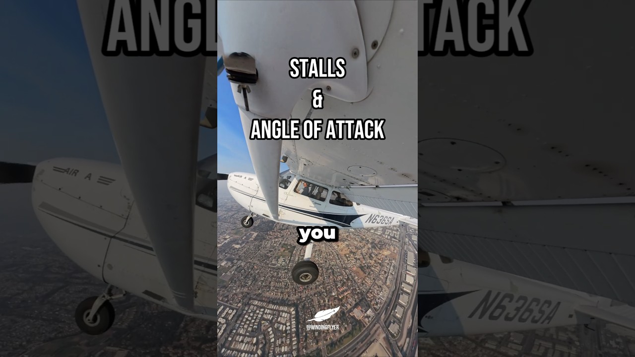 Angle of attack and Stalls. #cfi #pilot #aviation