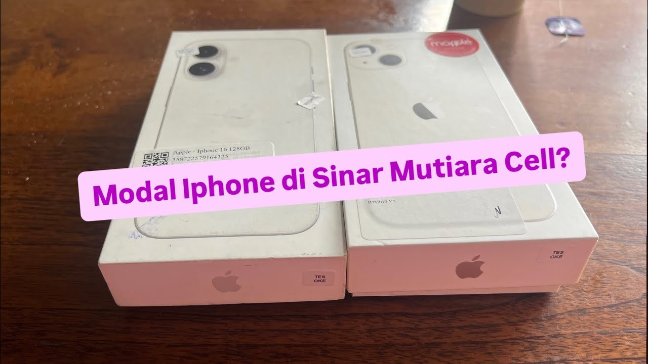 Berapa Modal Iphone 13 dan 16 di Sinar Mutiara Cell?