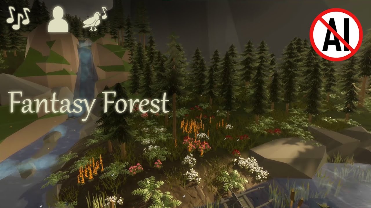 Enchanted Forest | Music & Forest Sounds | 1 hour