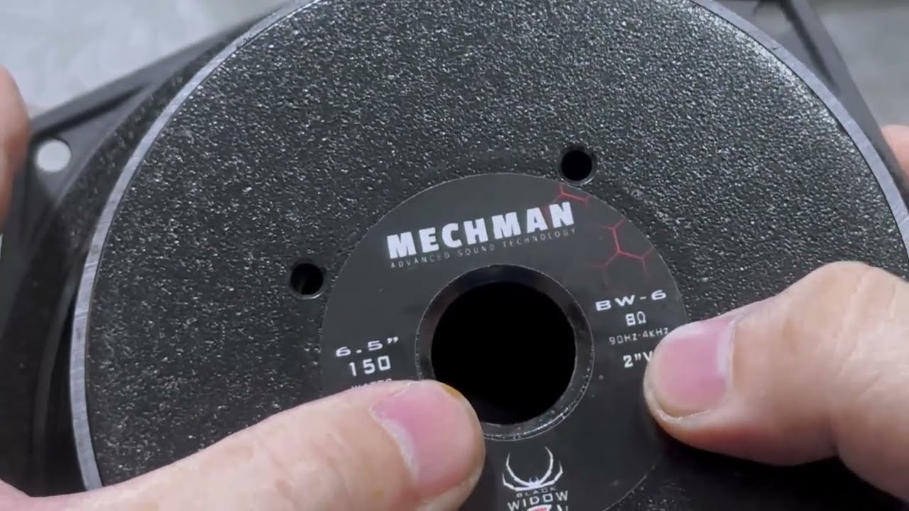 MECHMAN 6.5in Speaker Unboxing and Column installation