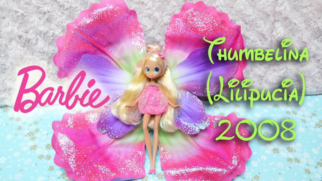 Barbie Thumbelina 2008 doll review (FR)