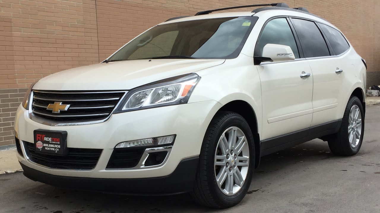 2014 Chevrolet Traverse LT AWD - Sunroof, Alloy Wheels, Quad Bucket Seats, Backup Camera
