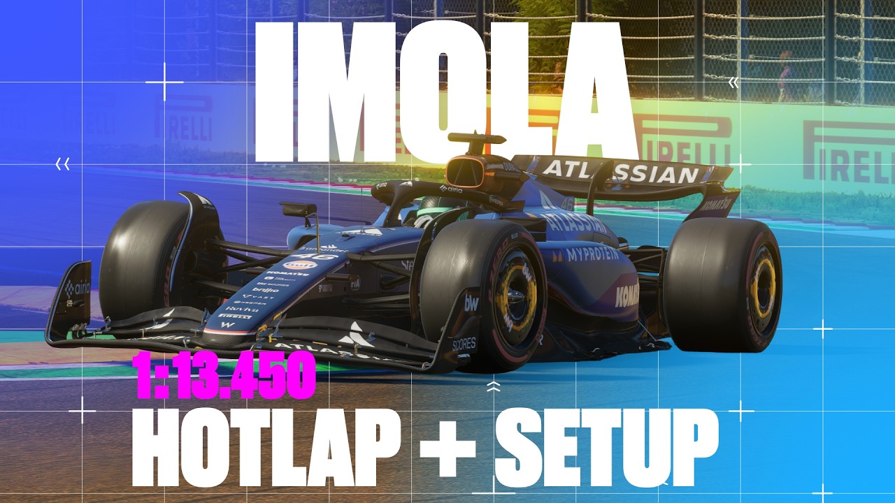 F1 25 IMOLA Hotlap + Setup (1:13.450) - 22-е место в мировом рейтинге 💪