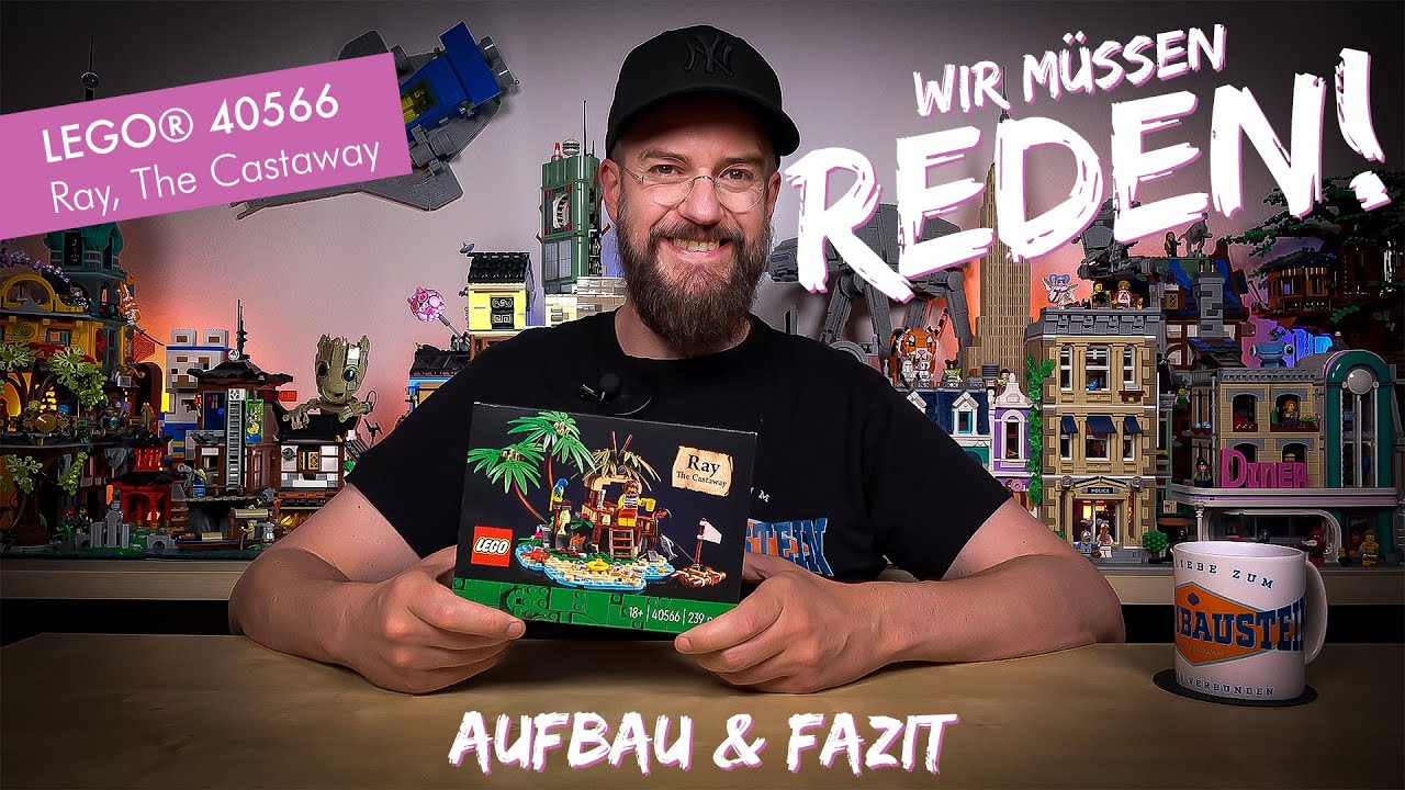 Wir müssen reden – und bauen. 🙈😁 LEGO® 40566 Ray der Schiffbrüchige (GWP)