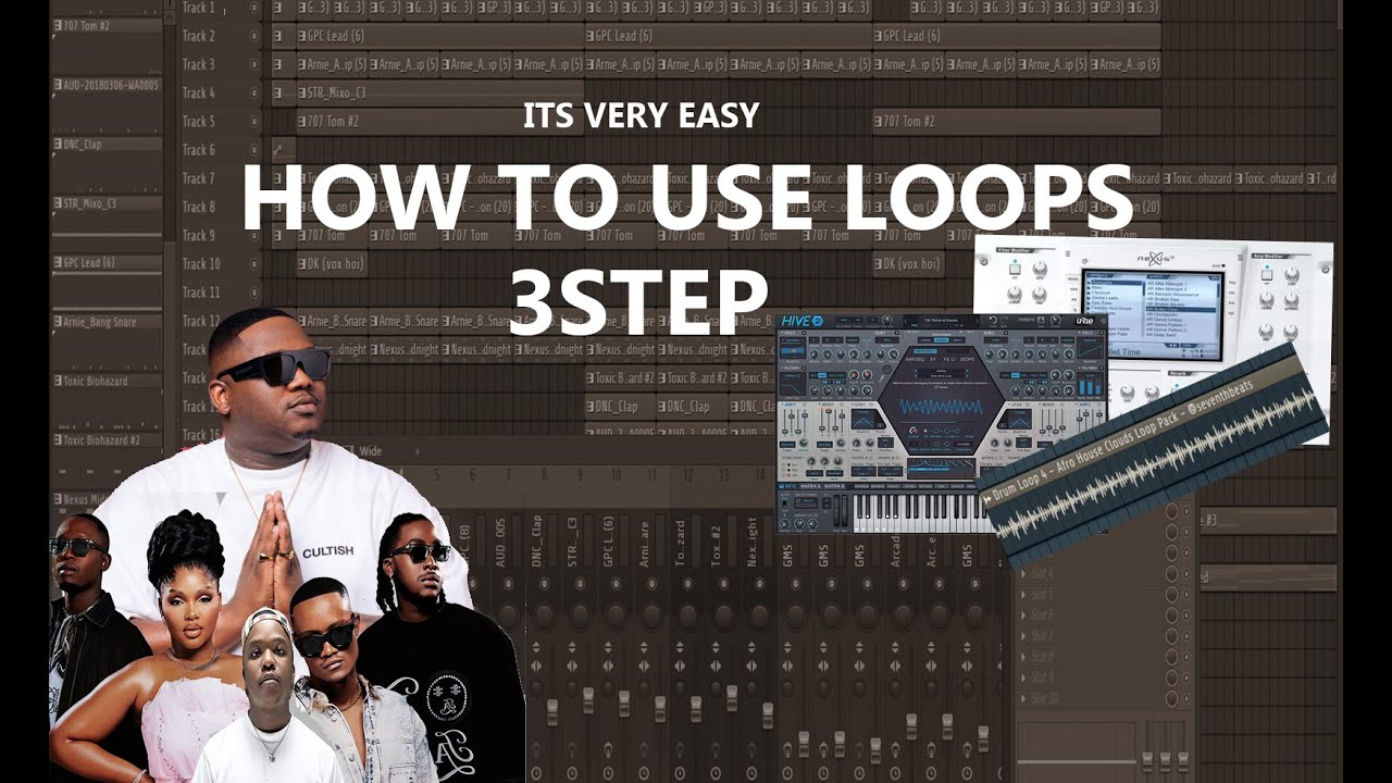 how to make 3step like dlala thukzin ft funky Q & jazzworx & Thukuthela Using Loops