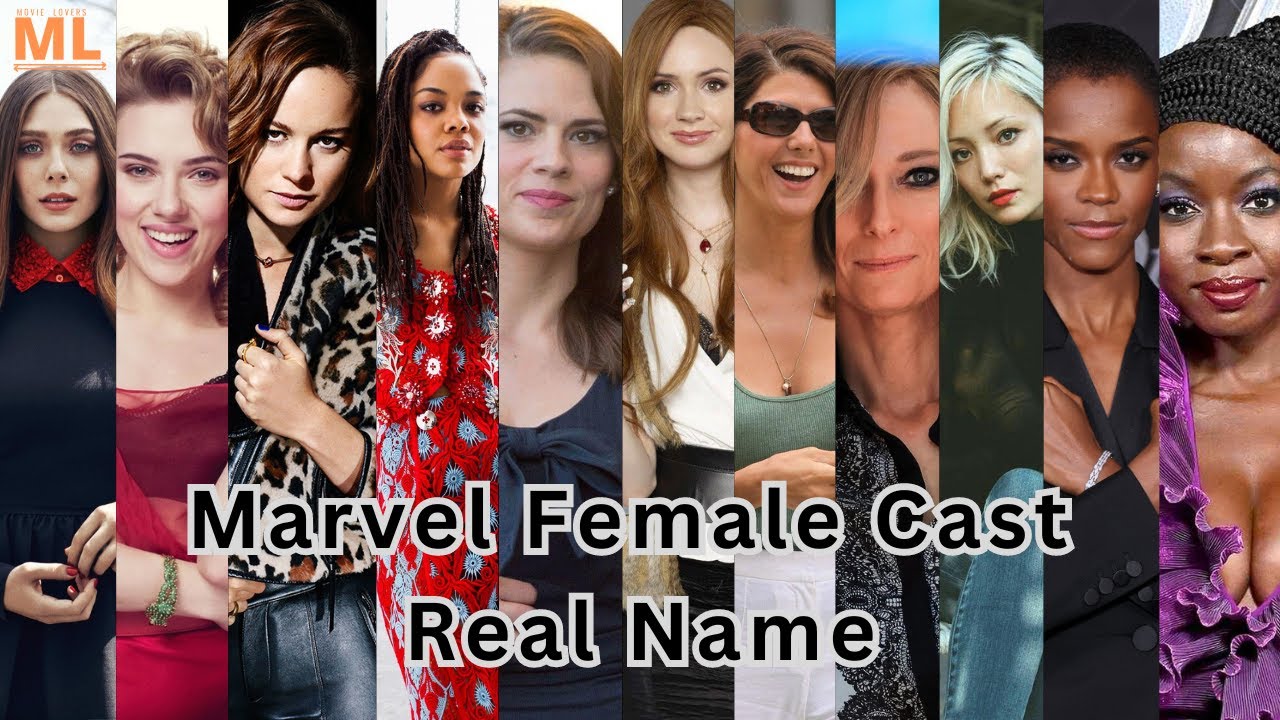 Marvel Female Actresses Cast | Real Name #entertainment #marvel