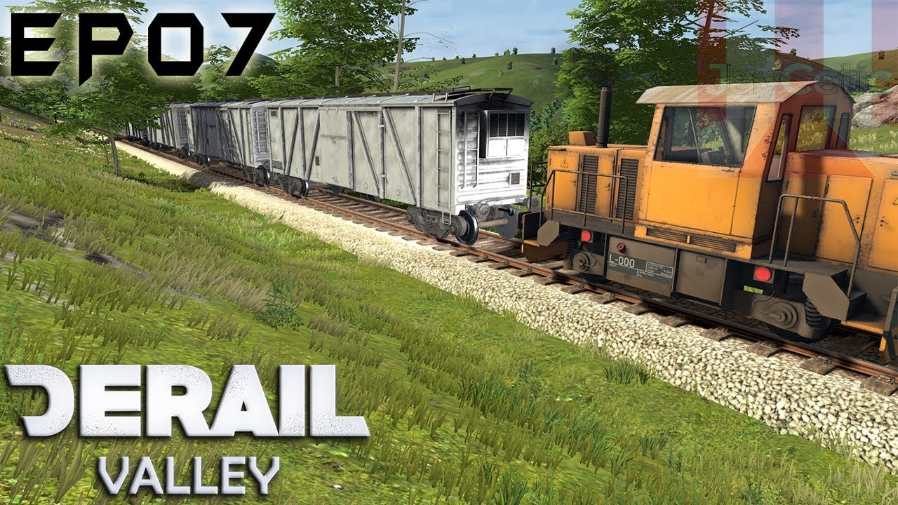 Derail Valley (Non-VR/2D) - EP07 - Nothing broke this time YAY!!!!! Harbor & Town Haul Job