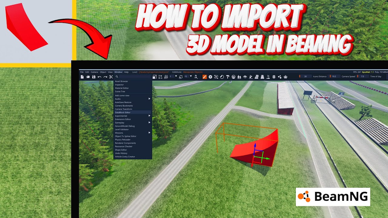 BeamNG Drive - How to import 3d model in beamng