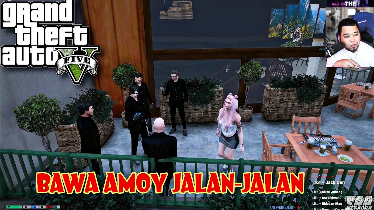 🔴 GTA V | Chiko Bos Nak Makan Dengan Amoy
