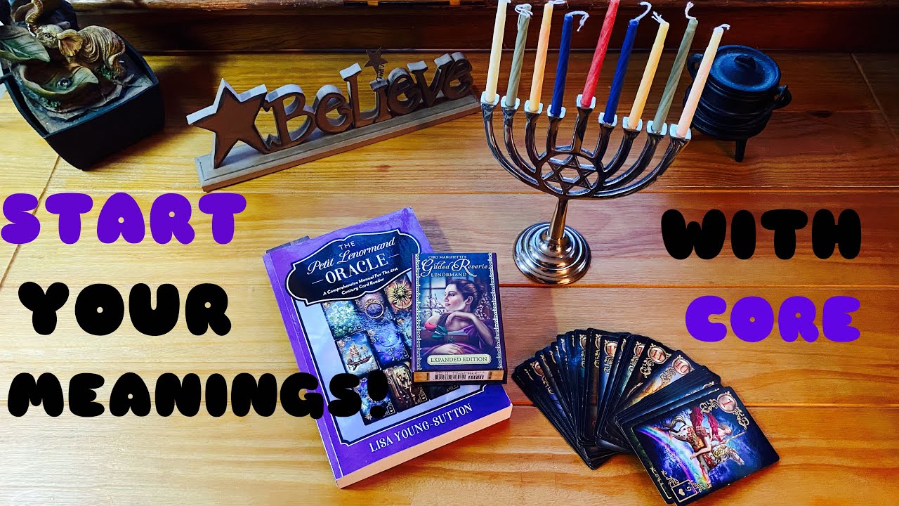 Video #1 in the Lenormand Core Foundational Series. Establish your Core Meanings first!