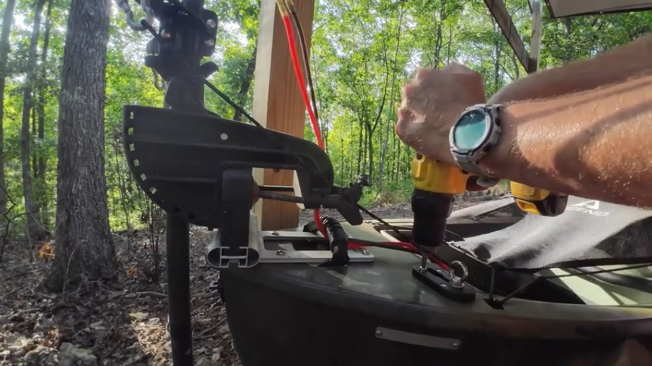 How to Motorize a Kayak With Amazon Accessories.  Ascend H12