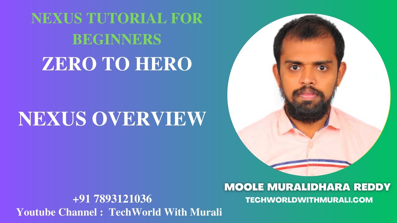 What is Nexus - Overview of Nexus -TechWorld with Murali - Moole Muralidhara Reddy - Nexus Tutorial
