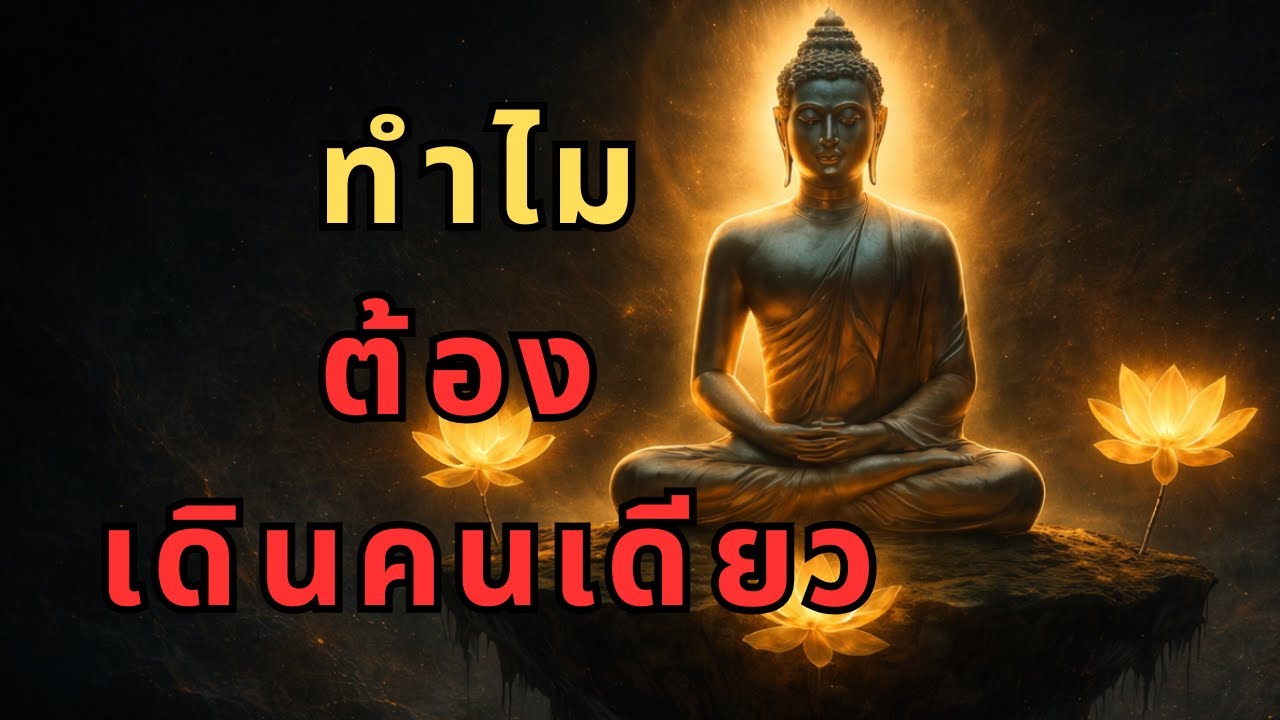 ทำไมคนมีปัญญาจึงโดดเดี่ยว? พระพุทธเจ้าชี้ 6 สัญญาณ: เส้นทางแห่งวิเวกแท้จริง