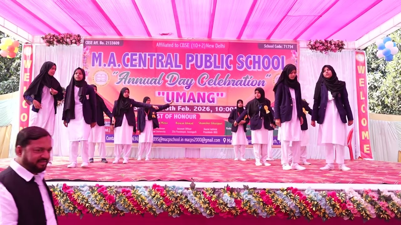 M A CENTRAL PUBLIC SCHOOL ANNUAL FUNCTION PERFORMANCE ACTION SONG ZAMEE KO DEKHO