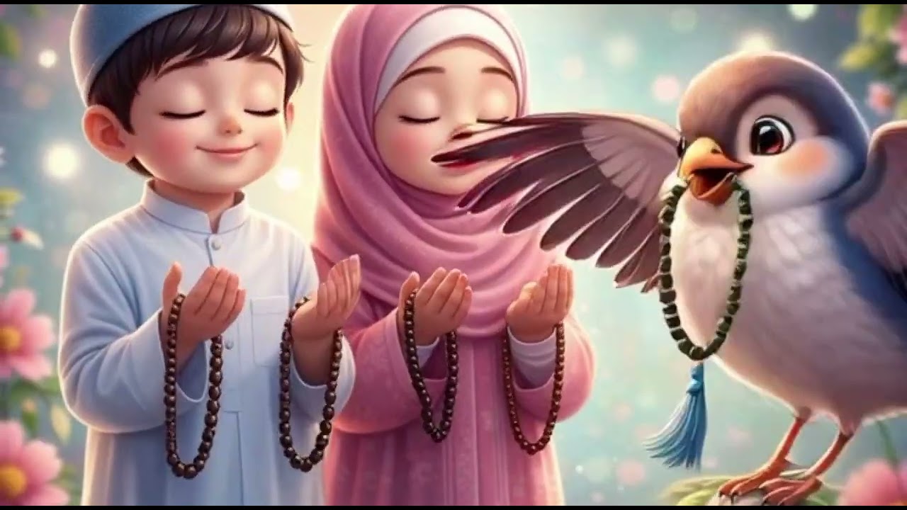 چڑیا بولی چو چو چو | Allah Hu Islamic Kids Nasheed | Cute Bird Song 3