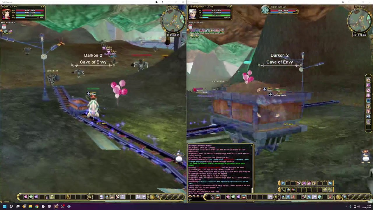 Flyff Universe - lvl 66 Elementor HnR Gameplay