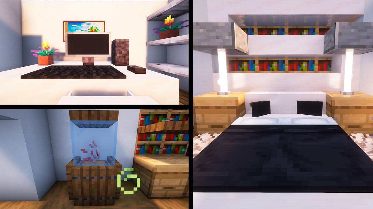 Minecraft: Decoraciones Modernas para tu Habitaci&oacute;n