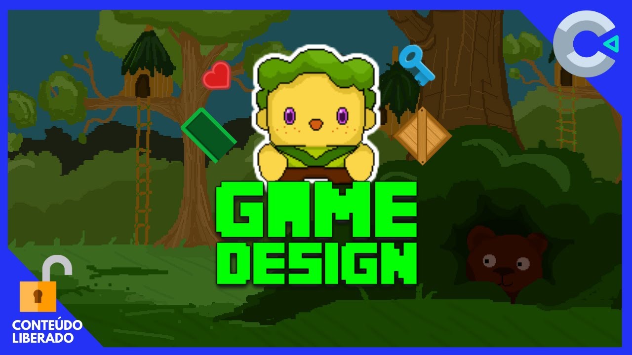 Como montar o cenário de um game de Plataforma? | Game de Plataforma (2/6) 🎮