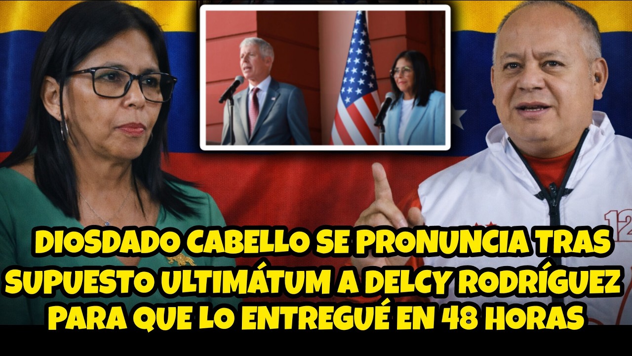 DIOSDADO CABELLO SE PRONUNCIA TRAS LA REUNIÓN DE DELCY RODRÍGUEZ Y EL SECRETARIO DE ENERGÍA DE EE.UU