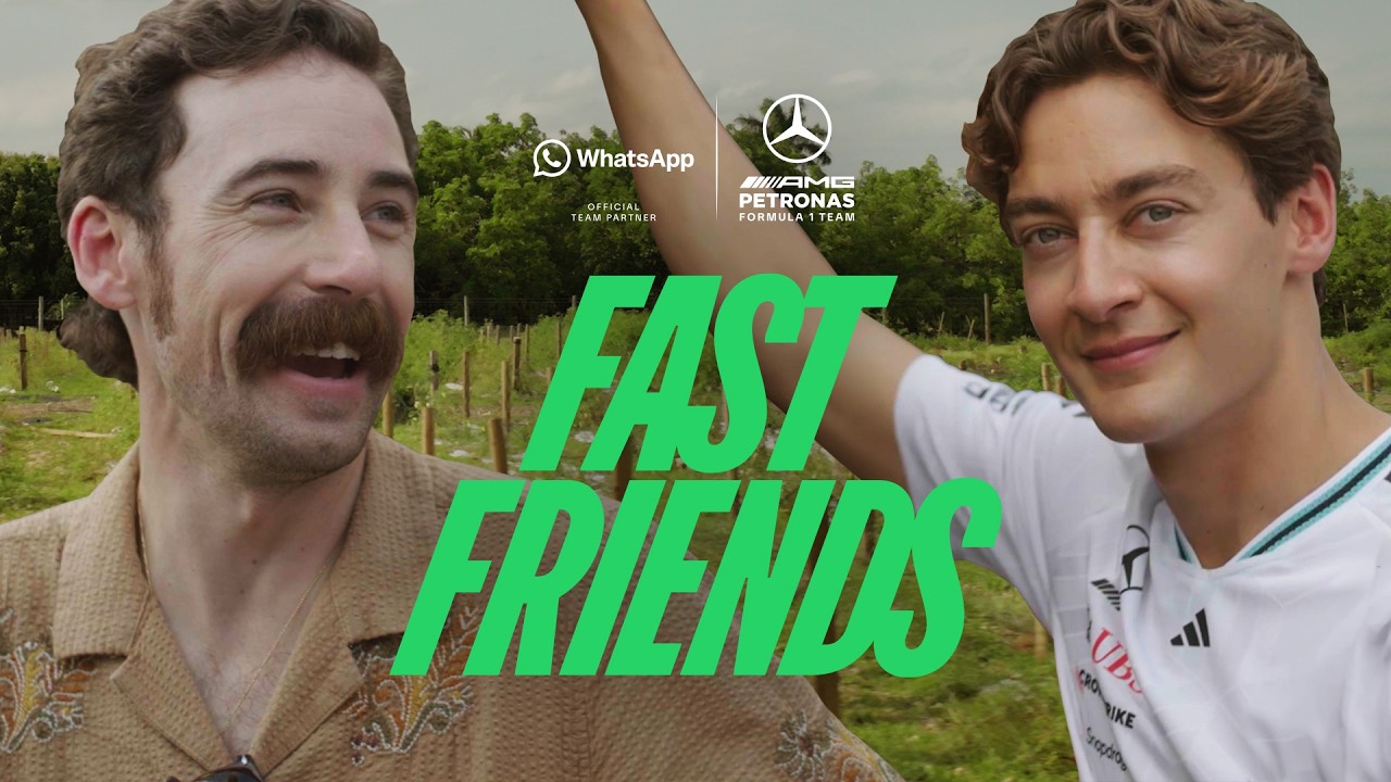 WhatsApp Presents: &ldquo;Fast Friends&rdquo; with George Russell and Ryan Blaney