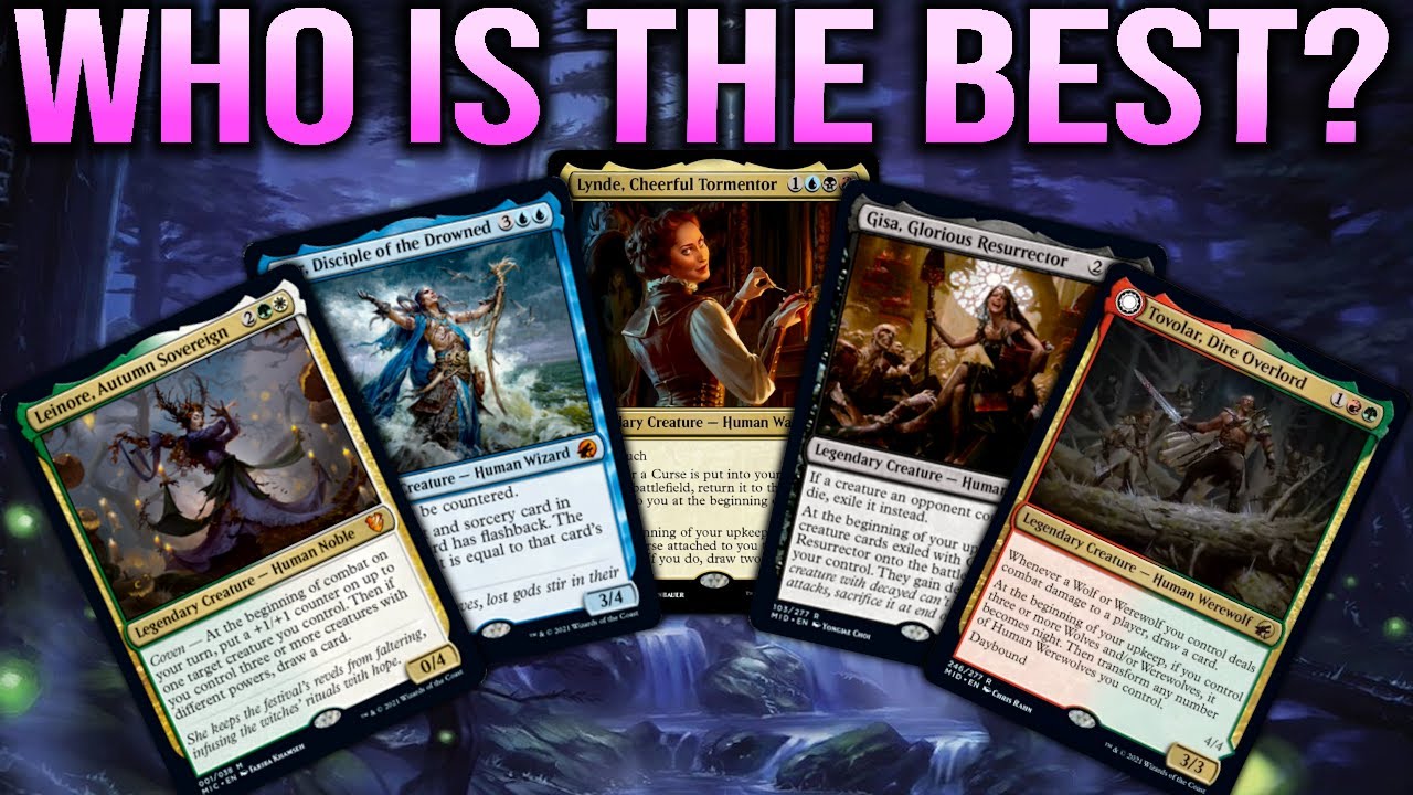 Ranking Every Midnight Hunt Commander | Which Innistrad Midnight Hunt Legends are the Best?