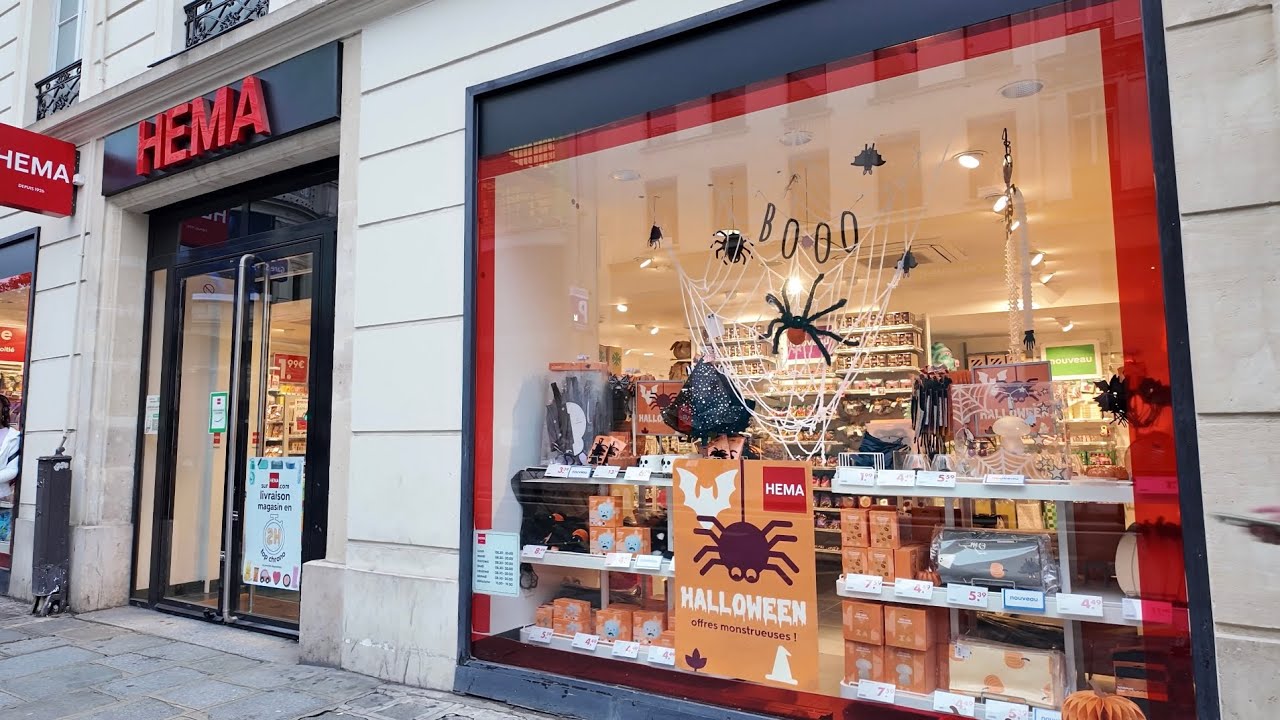 HEMA Paris | Christmas Collection is Here 🎄 Halloween Shopping Tour | Festive Xmas Decorations 🎃👻☃️🎄