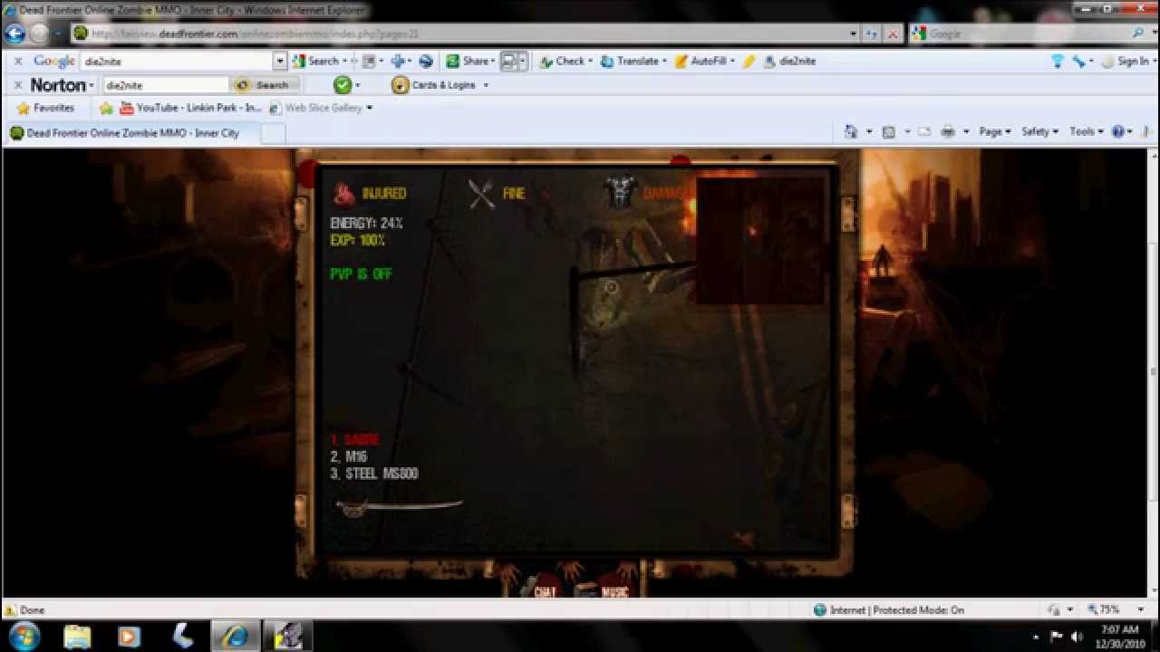 Dead Frontier Da Zombie Killa87 High Aggro, Bottom of Map