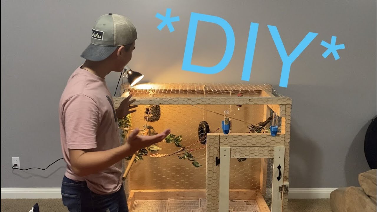 BUILDING A CUSTOM BIRD AVIARY *DIY*